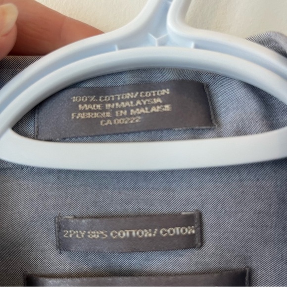 NWOT Boulevard Club dress shirt button up collared office - Picture 3 of 9